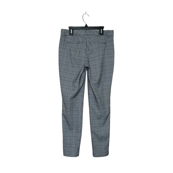 Banana Republic Ryan fit black white plaid pants size 2 - Picture 2 of 7